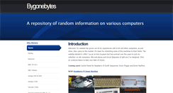 Desktop Screenshot of bygonebytes.co.uk